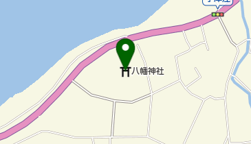 八幡神社の地図画像