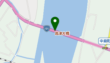 高津大橋の地図画像