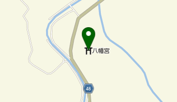 八幡宮の地図画像