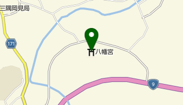 八幡宮の地図画像