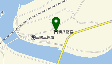 湊八幡宮の地図画像