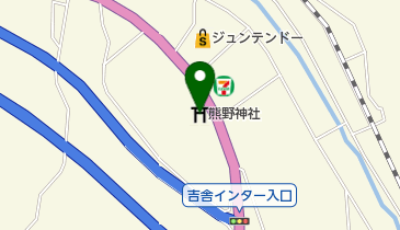 熊野神社の地図画像