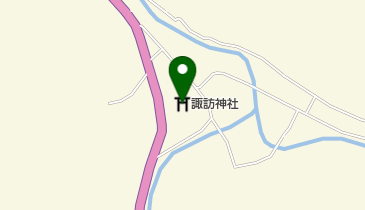 諏訪神社の地図画像