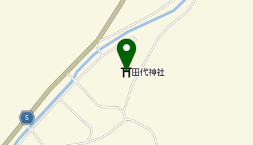 田代神社の地図画像