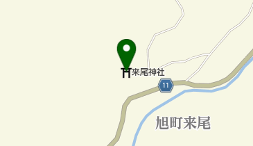 来尾神社の地図画像