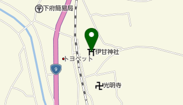 伊甘神社の地図画像