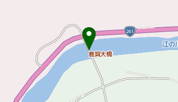 鹿賀大橋の地図画像