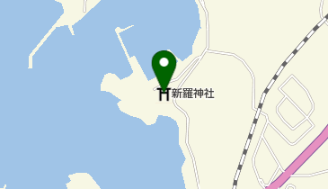 新羅神社の地図画像