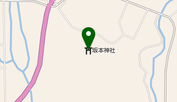 坂本神社の地図画像