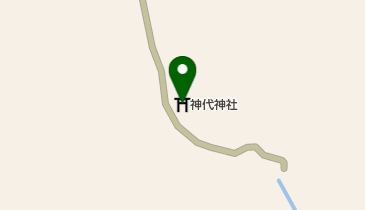 神代神社の地図画像
