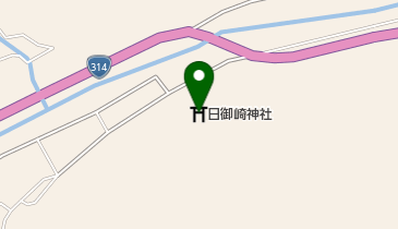日御崎神社の地図画像
