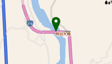 熊谷大橋の地図画像