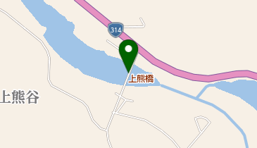 上熊橋の地図画像