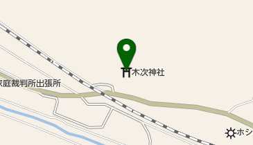 木次神社の地図画像