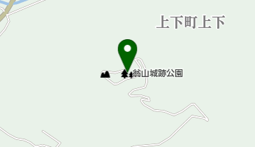 翁山城跡公園の地図画像