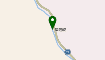 猿鳴峡の地図画像