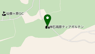 ふれあいの里の地図画像