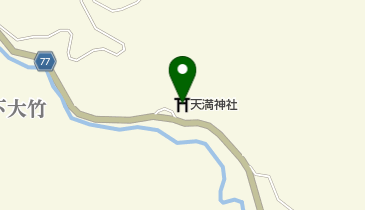 天満神社の地図画像