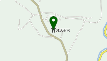 梵天王宮の地図画像