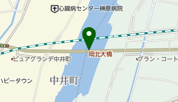 岡北大橋の地図画像
