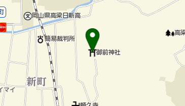 御前神社の地図画像