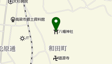 八幡神社の地図画像