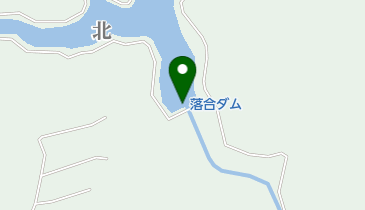 落合ダムの地図画像