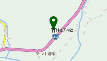 村社天神社の地図画像