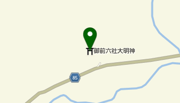 御前六社大明神の地図画像