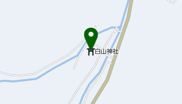 白山神社の地図画像