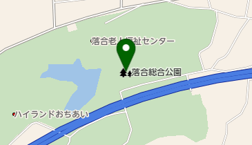 落合総合公園の地図画像