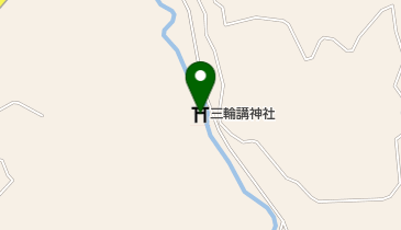 三輪講神社の地図画像