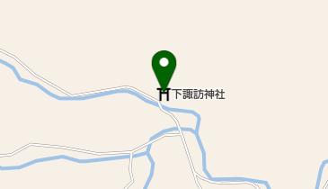 下諏訪神社の地図画像