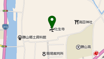 化生寺の地図画像