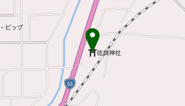 佐良神社の地図画像