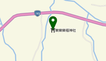 東樂樂福神社の地図画像