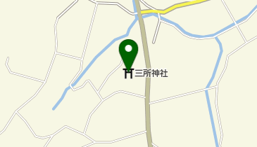 三所神社の地図画像