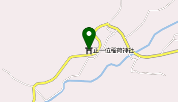 正一位稲荷神社の地図画像