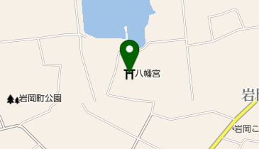 八幡宮の地図画像