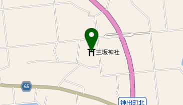 三坂神社の地図画像