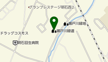 瀬戸川緑道の地図画像