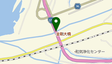 金剛大橋の地図画像