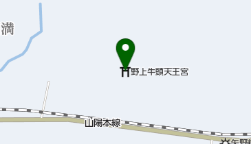 野上牛頭天王宮の地図画像