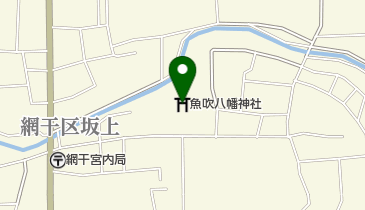 魚吹八幡神社の地図画像