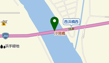 汐見橋の地図画像