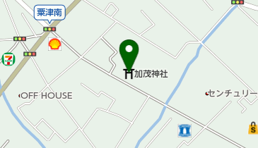 加茂神社の地図画像