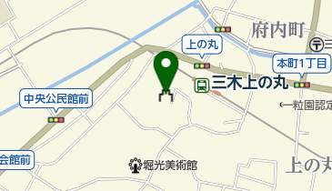 三木城跡の地図画像