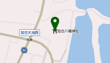 加古八幡神社の地図画像