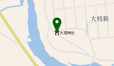 大酒神社の地図画像