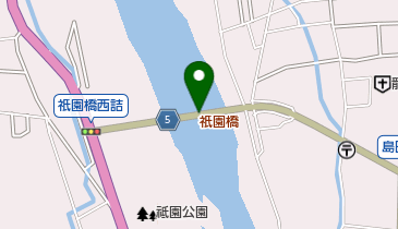 祇園橋の地図画像